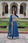 KA 5054 Silk With Embroidered Work Lehenga With Blouse Dupatta Wholesalers In Delhi